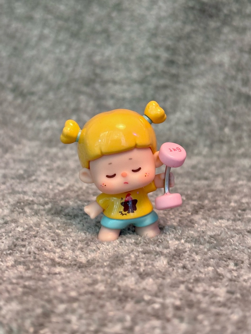 BUER shaking series mini bean figures | So easy weight shaker | yellow Buer bean
